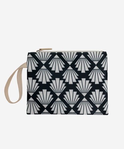 A Magic Cabinet-Large Black Circe Clutch ArtPeckers