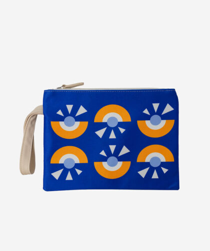 A Magic Cabinet-Large Blue Cyclops Clutch ArtPeckers