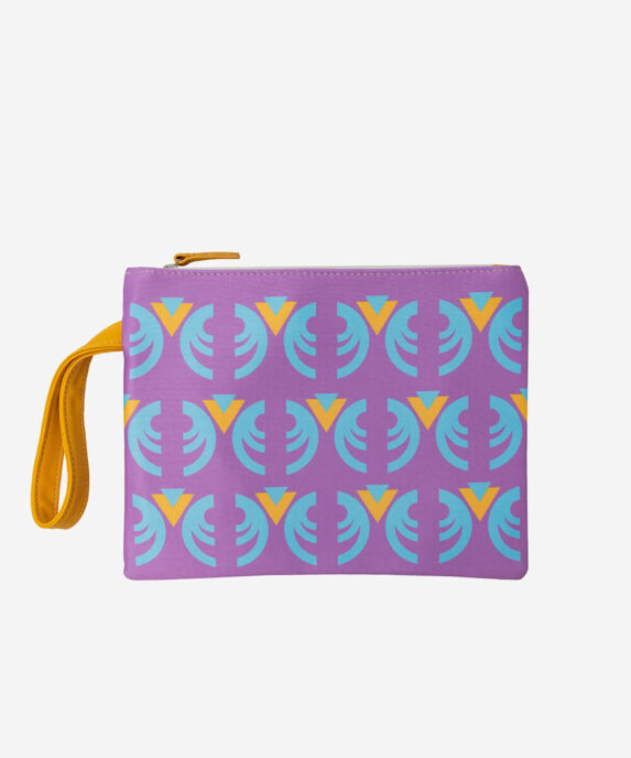 A Magic Cabinet - Large Purple Hydra Clutch ArtPeckers