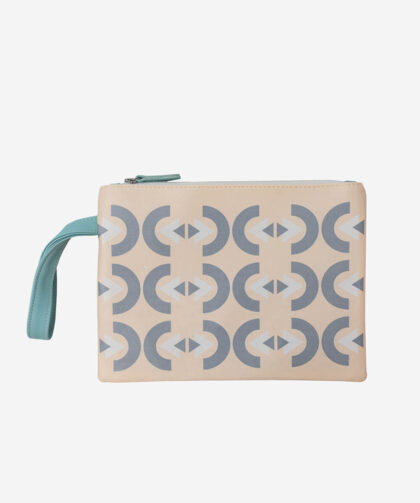 A Magic Cabinet-Large Beige Odysseus Clutch ArtPeckers