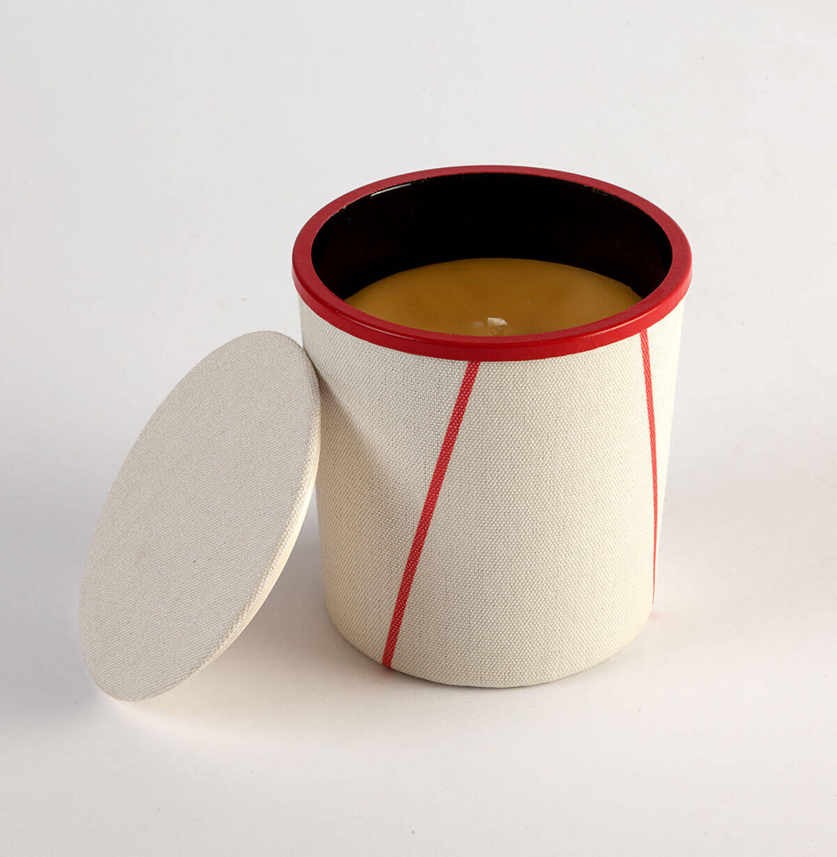 A Magic Cabinet-Natural Scented Beeswax Candle Bergamot and Amber (B-R) Choe