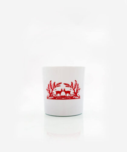 A Magic Cabinet-Double Wick Scented Candle Apple and Cinnamon (L) B&E Goulandris