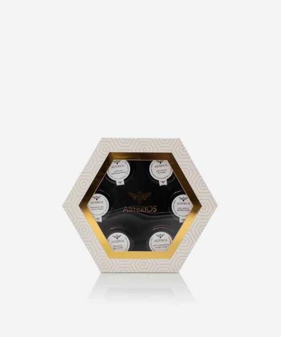 A Magic Cabinet-Set of 6 Greek Honey Selections Asterios
