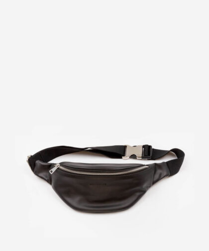 A Magic Cabinet-Leather Fanny Pack Black HAK Studios