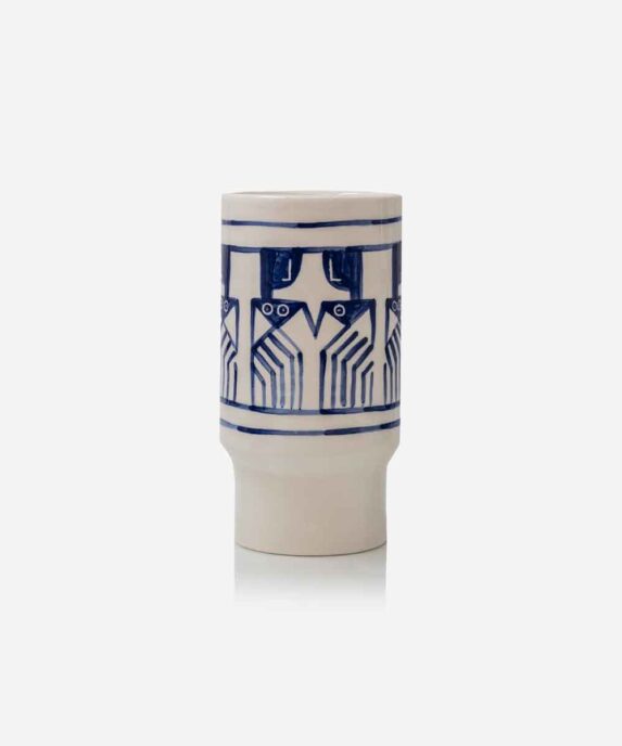 A Magic Cabinet-Women in Blue Vase Logo Lady Studio