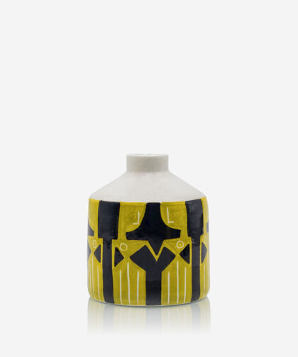 A Magic Cabinet-Small Lime Vase Logo Lady Studio