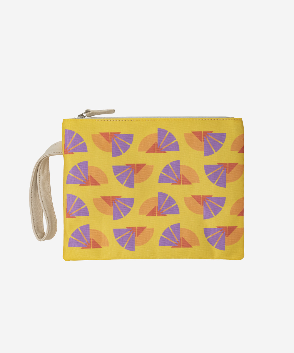 A Magic Cabinet - Large Yellow Anemomylos Clutch ArtPeckers