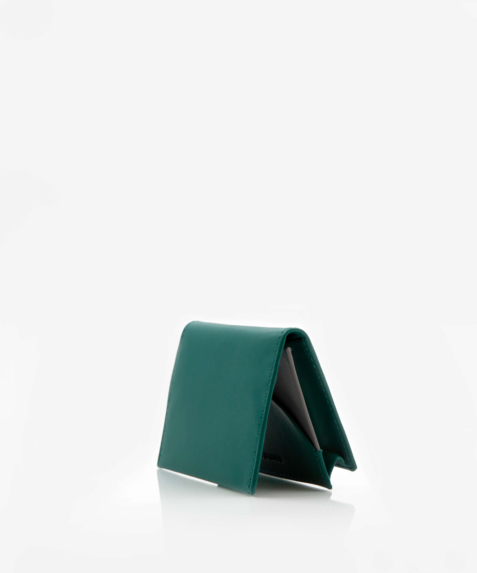 A Magic Cabinet - Leather Card Holder Green HAK Studios